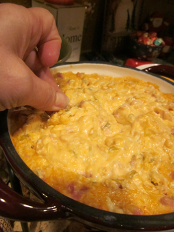 Green Chili Ham Dip