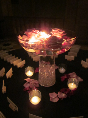 Floating Candle Centerpiece