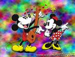 Mickey and Minnie Mouse