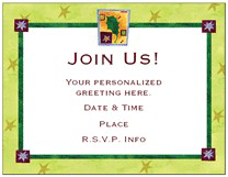 Star Invitation Holiday Invitation