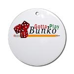 Bunco Christmas Ornament