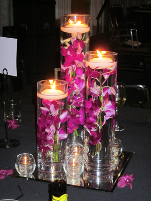 Floating Candle Centerpiece