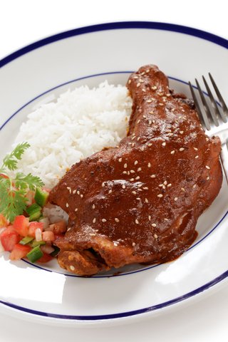 Chicken With Chocolate Sauce