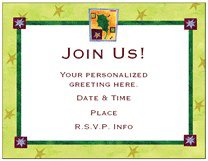 Star Invitation Holiday Invitation