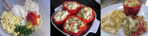 Sweet Corn Stuffed Peppers